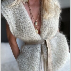 Gil white gold mohair