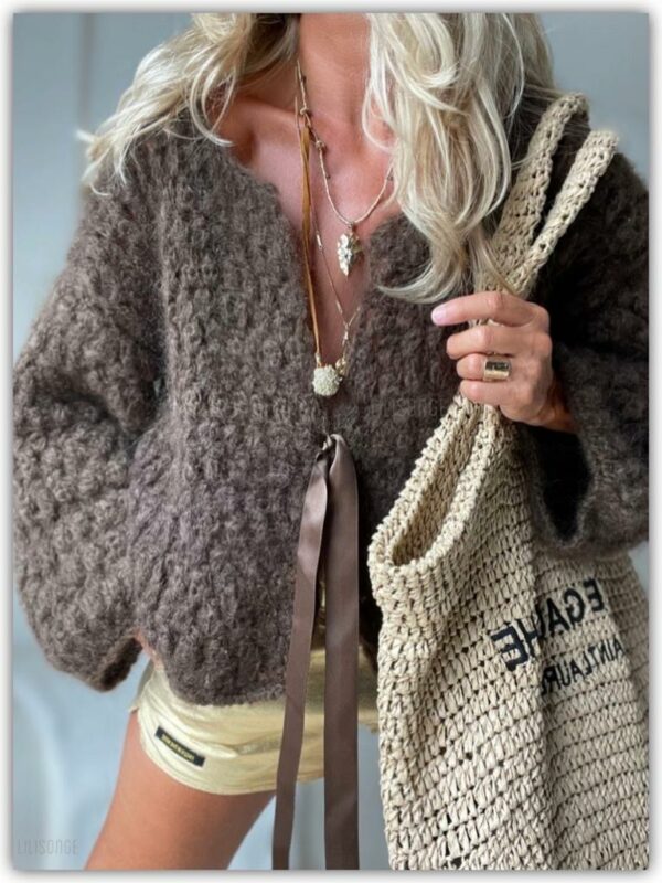 cardigan mohair crochet